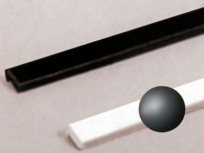 Νυχάκι βιτρίνας PVC μαύρο