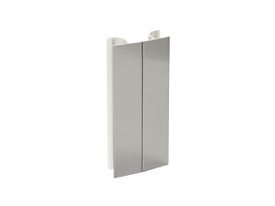 Γωνία μπάζας ρυθμιζόμενη inox 150