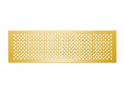 Φύλλο διάτρητο A 15x35cm χρυσό